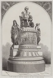 Plaster Monument of Shakespeare, Modelled by the Late J E Thomas